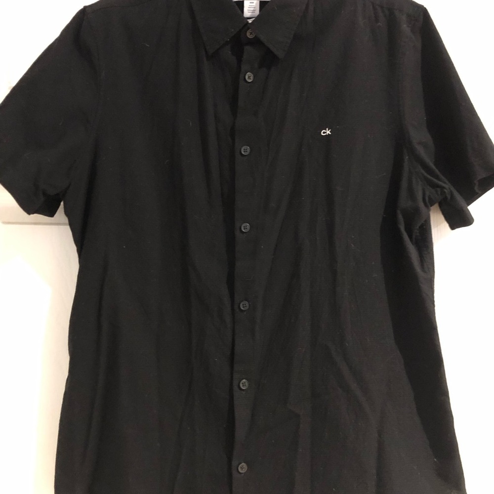 Calvin Klein Men's Black Shirt